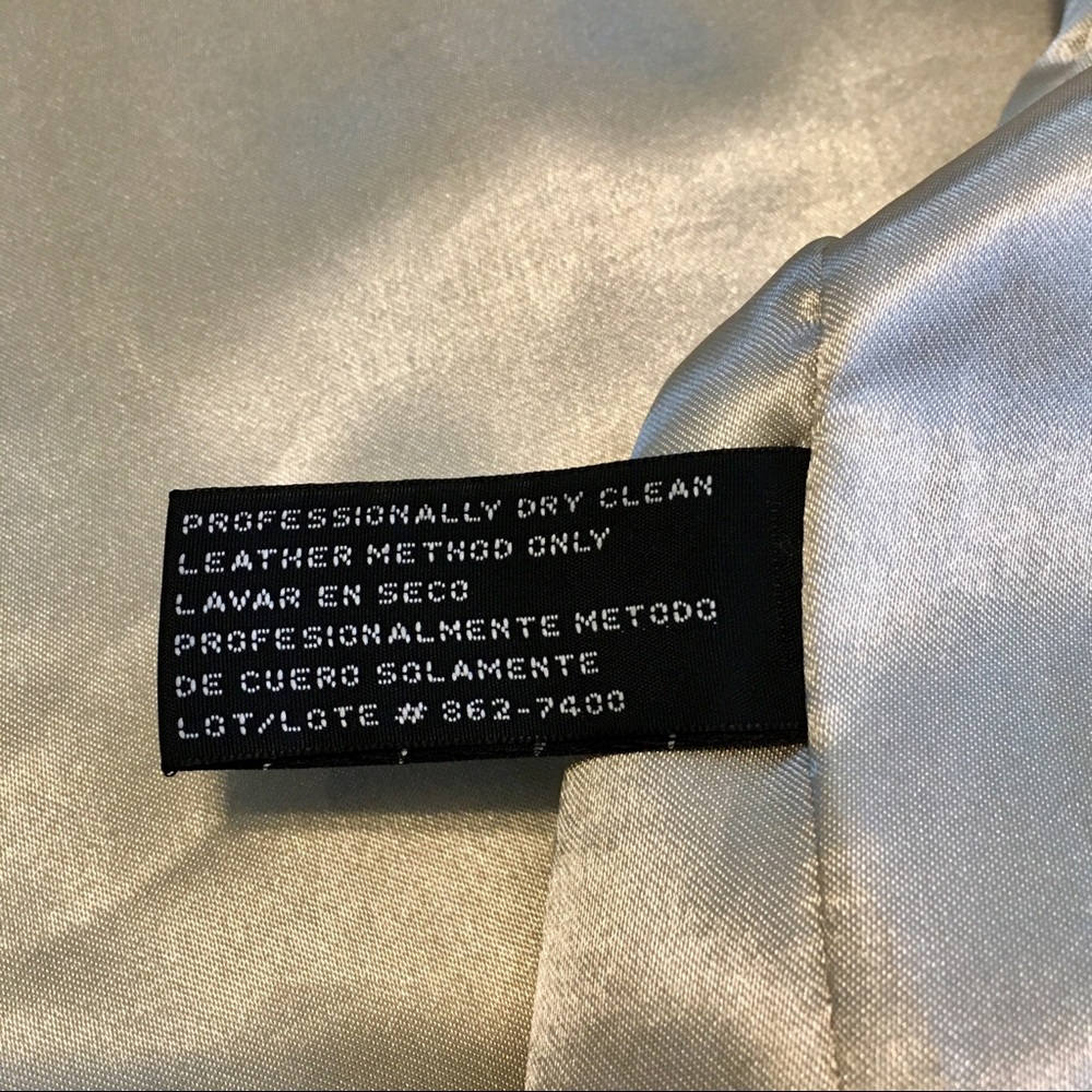 Leather Python Print Jacket - Picture 6 of 8